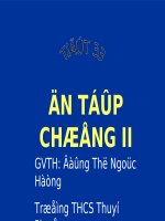 Tiết 33 ôn tập chương