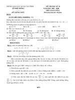 Đề thi HKII lớp 8