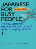 Japanese for busy people 