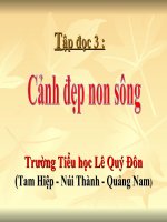 TĐ3: Cảnh đẹp non sông