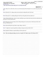 KT HK II  Lịch sử 8- năm học 2008-2009