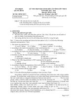ĐỀ THI HỌC SINH GIỎI LỚP 9 THCS MÔN TIẾNG ANH NĂM 2013 - SỞ GIÁO DỤC VÀ ĐÀO TẠO QUẢNG BÌNH 