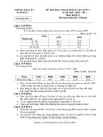 ĐỀ HSG địa 9 HUYỆN NAM đàn (2010 2011) 