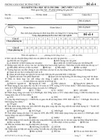 Đề thi và đáp án 4 đề Hk2 Hương Thủy năm 2007_đề 4
