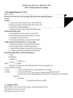 Đề Thi HK2 ĐỊA 6