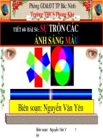 Sự Trộn Các AS màu