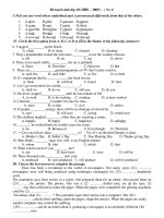 DE THI TS VAO LOP 10 (08-09)