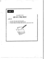 Tài liệu ôn tập môn quản trị học 