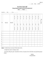 MẤU ĐĂNG KÝ HỌC GHÉP