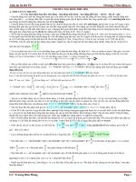 GIÁO ÁN ÔN TỐT NGHIỆP 2009 CHƯƠNG I CB