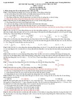 Hay thu suc minh truoc khi thi DH