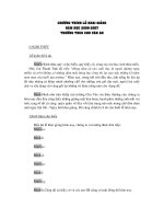 Chương trình lễ khai giảng hay, ngắn gọn.