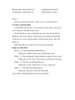 ĐỀ KIỂM TRA HỌC KÌ II MÔN THỂ DỤC LỚP 8 TRƯỜNG THCS TRẦN HƯNG ĐẠO TP. BIÊN HÒA - TỈNH ĐỒNG NAI