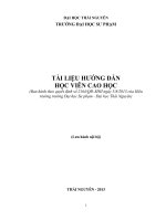 tai lieu huong dan hoc vien cao hoc nam 2013 