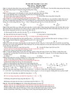 ĐỀ THI THỬ ĐẠI HỌC CAO ĐẲNG MÔN VẬT LÝ ĐỀ 5