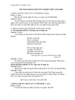 Đế thi TN THPT môn văn -11