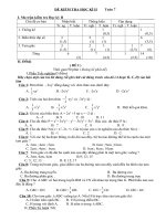 ĐỀ THI HỌC KỲ II 2008-2009