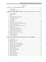 Tổng quát về thiết kế tự động hoá máy điện