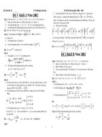 32 đề thi đại học  có đáp án 2009 2010 