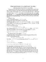 TÍNH HỢP PHÁP CỦA MỘT PHÉP ĐẶT ẨN PHỤ