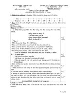 HD chấm đề thi Ngữ Văn vào 10 tỉnh HY 2009-2010