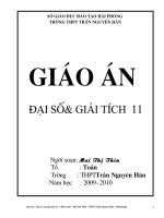 Dai so va giai tich 11