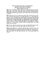 Đề thi Giao lưu Toán Tuổi thơ