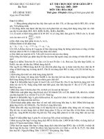 đề thi HSG hóa 9 Bắc Ninh 09