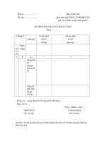 SỔ THEO DÕI THUẾ GIÁ TRỊ GIA TĂNG