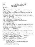 de kiem tra hoc ky II lop 12 co ban