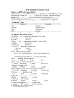 kiểm tra định kì có đáp án