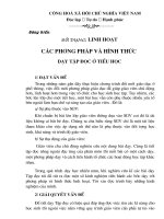 SKKN: Sử dụng linh hoạt các PP, HT dạy Tập đọc