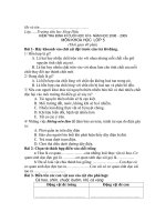 đề thi HK II 08 - 09