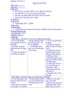 Giao Án Sinh Vật 8 Toàn tập