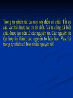 tiet7(bài 5) Nguyên tố hóa học (tt)