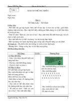 Thể duc1 Tuần 1,2,3