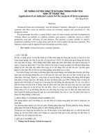 hệ thống chỉ tiêu kinh tế sử dụng trong phân tích kinh tế trang trại