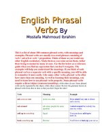 English Phrasal Verb