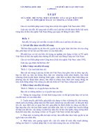 Luật sửa đổi, bổ sung một số điều của Luật Báo chí