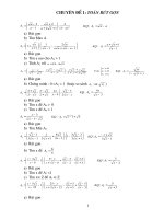 Chuyen de On thi vao lop 10