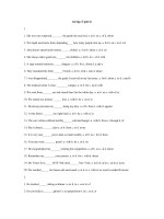 Bài tập về giới từ