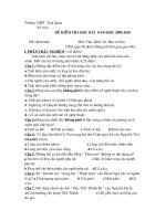 Tiết 49-50 KT học kì một