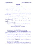 Pháp lệnh Thủ tục giải quyết các tranh chấp lao động