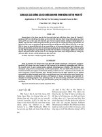 SàNG LọC CáC GIốNG LúA Có CHứA GEN MùI THƠM BằNG CHỉ THị PHÂN Tử