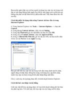 chan mot so web không lành mạnh