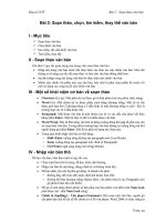 Soạn thảo, chọn, tìm kiếm, thay thế văn bản 