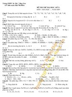 Đề LTĐH - cấp tốc