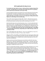 BÍ ẨN NGUỒN GỐC ÁNH SÁNG CỦA SAO