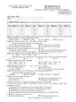 de kiem tra học kỳ 2 mã 132