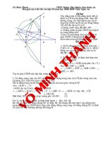 Bài giải câu IV hình  thi vào 10 tỉnh nghệ an